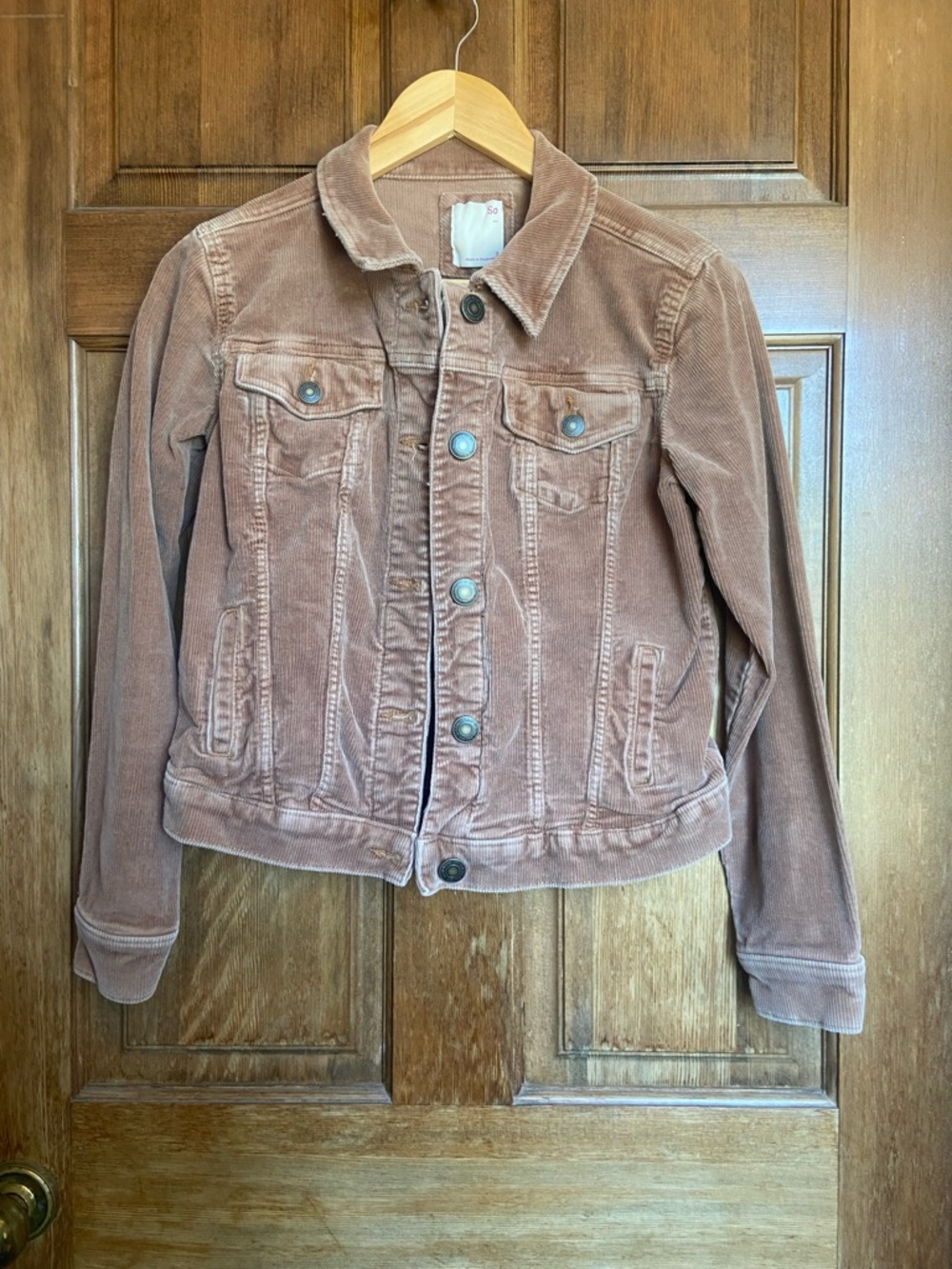 SO Women’s Corduroy Jean Jacket - Brown